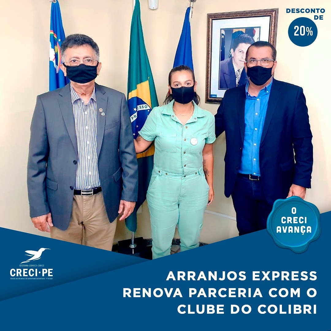 ARRANJOS EXPRESS RENOVA PARCERIA COM O CLUBE DO COLIBRI