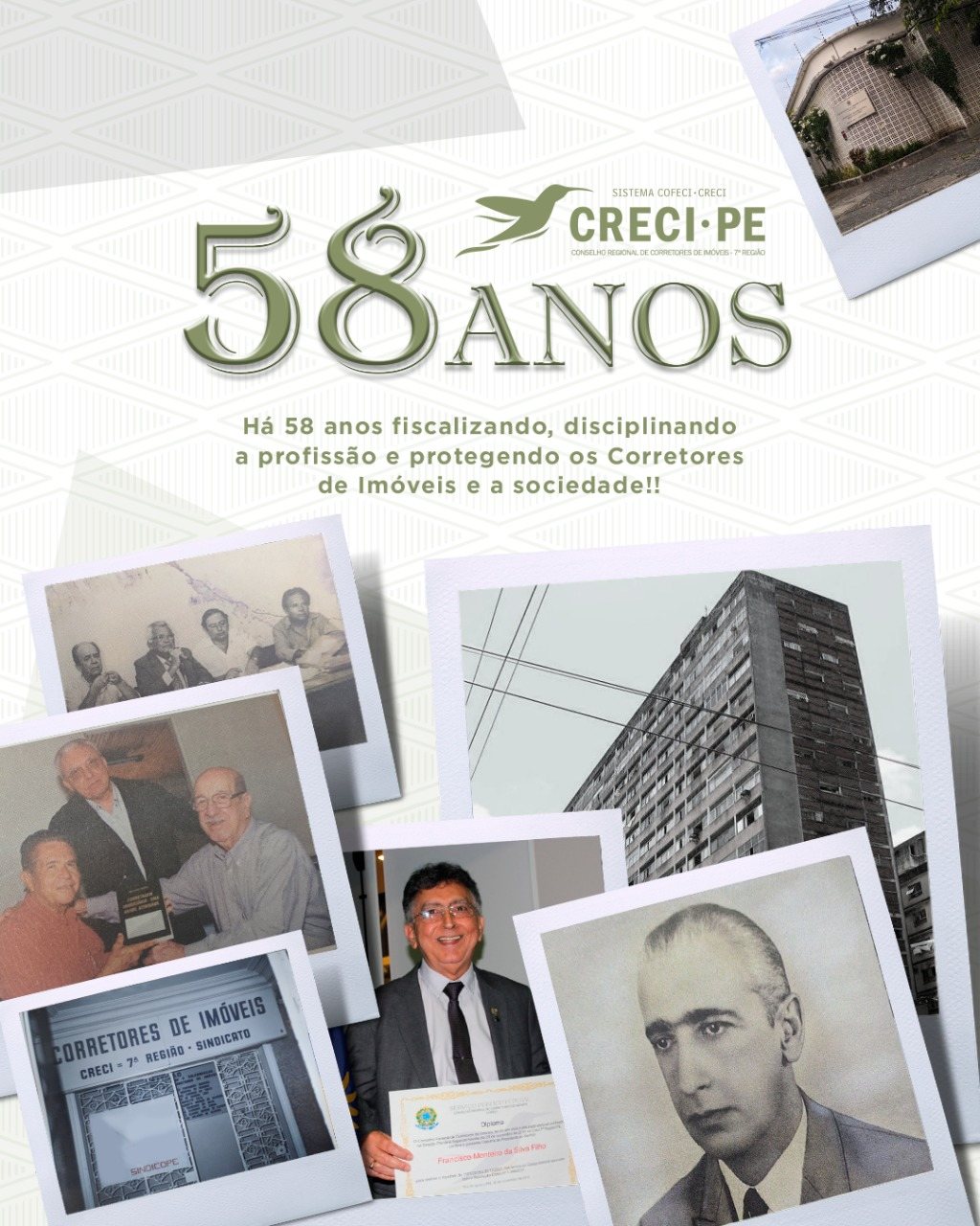 CRECI-PE COMPLETA 58 ANOS DE FUNDAÇÃO