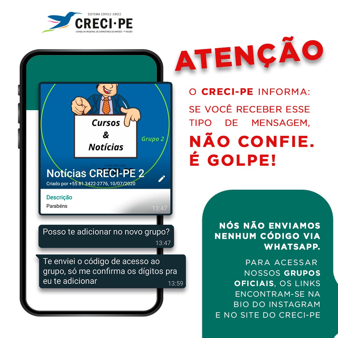 ATENÇÃO!!! GOLPE NO WHATSAPP!!