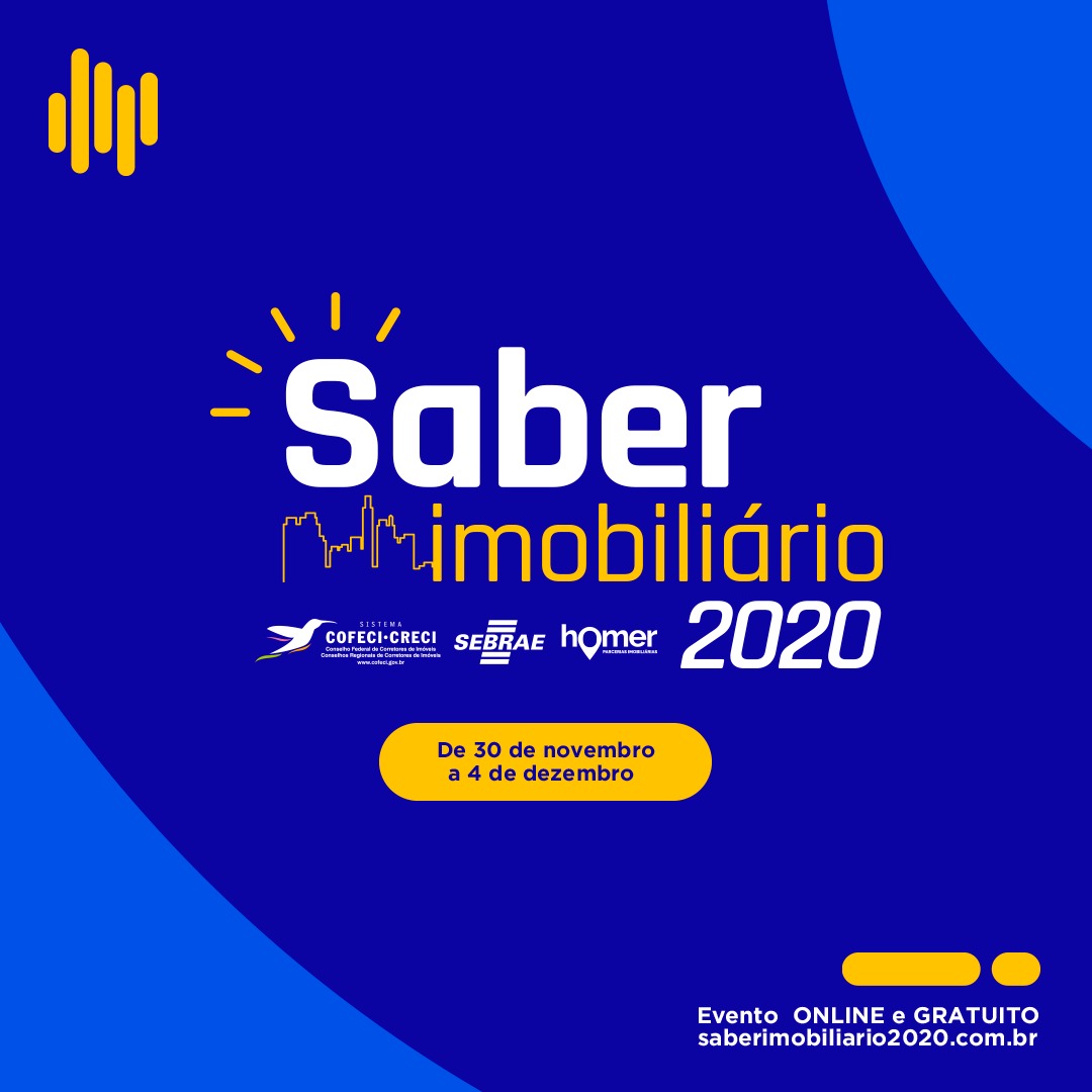 PROJETO SABER IMOBILIÁRIO - INSCRIÇÃO GRATUITA